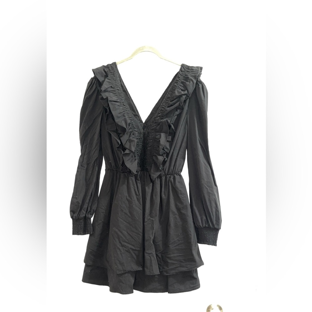 Strut & Bolt Women’s Black Ruffle Dress